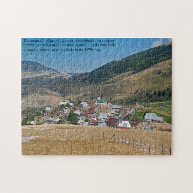 Puzzle Lukomir Bosnia Mountain Village (Horizontal)