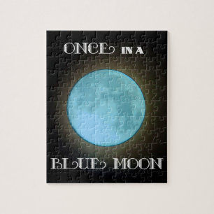 Puzzle "Luna azul "