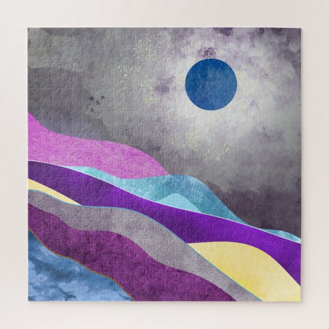 Puzzle Luna Azul (Vertical)