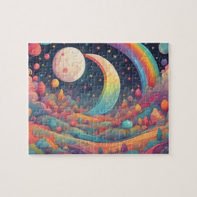 Puzzle Luna Colorida (Horizontal)