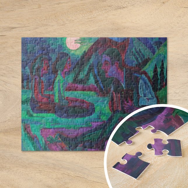 Puzzle Luna de la Noche | Ernst Ludwig Kirchner (Subido por el creador)