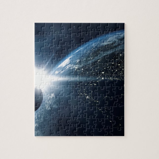 Puzzle luna de tierra y sol (Vertical)