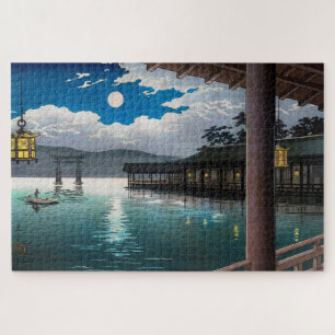 Puzzle Luna de Verano en Miyajima por Tsuchiya Koitsu