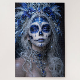 Puzzle Luna de zafiro Calavera – Azul Celestial