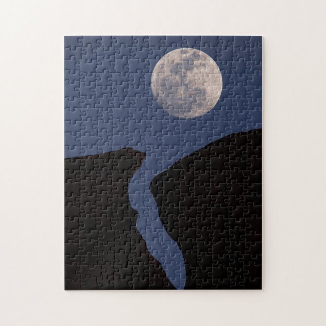 Puzzle Luna Llena | Monument Valley, Arizona (Vertical)