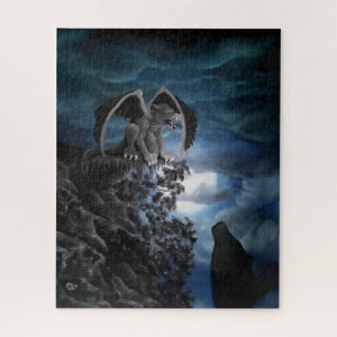 Puzzle Luna lobo - Lobo con Golem