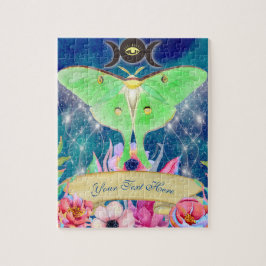 Puzzle Luna Moth Mystical Night Journey