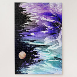 Puzzle "Luna sobre Islandia"