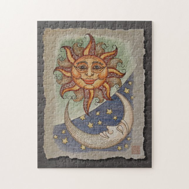 Puzzle Luna y estrellas de Sun (Vertical)