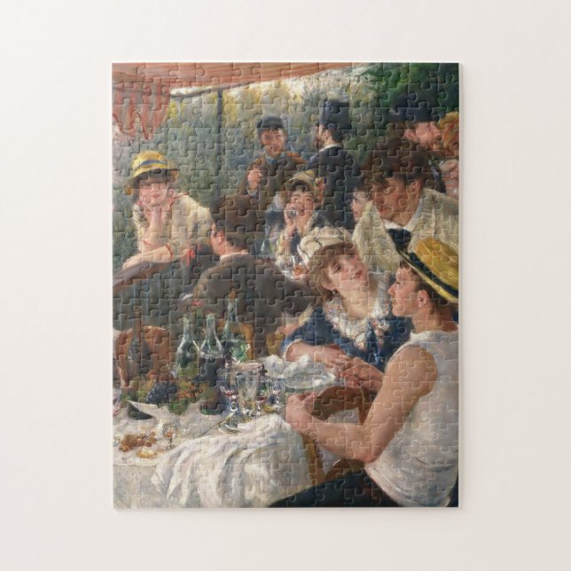 Puzzle Luncheon del Fiesta del barco, Renoir 1880 - 1881 (Vertical)