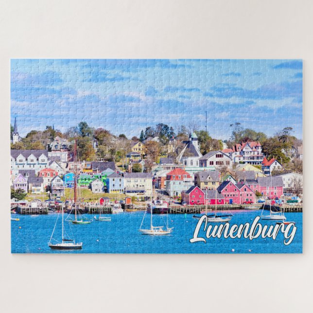Puzzle Lunenburg, Nueva Escocia, Canadá (Horizontal)