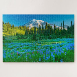 Puzzle Lupine y Monte Rainer