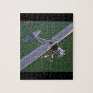 Puzzle Luscombe, modelo 8, aviación 1948_Classic