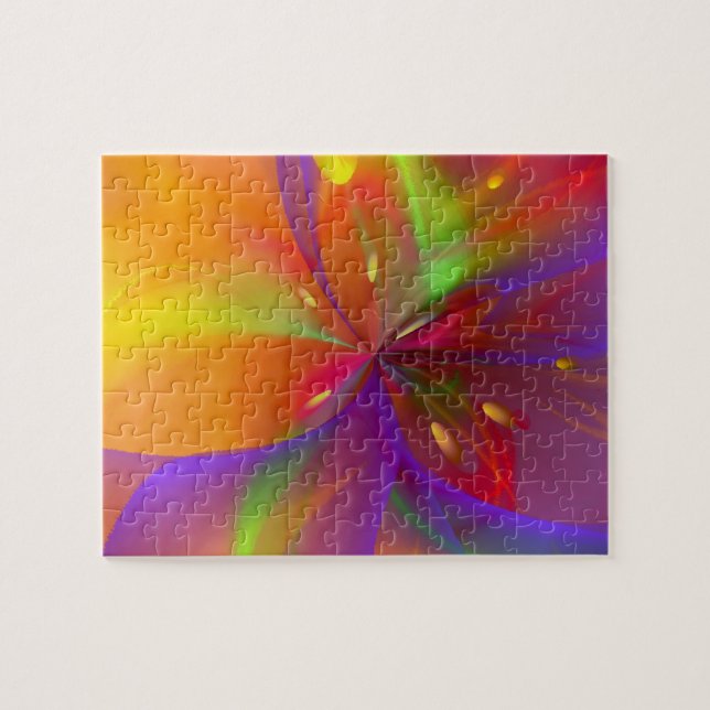 Puzzle Lustrous Lily (Horizontal)