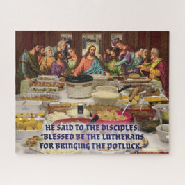 Puzzle Lutheran Last Supper Potluck 