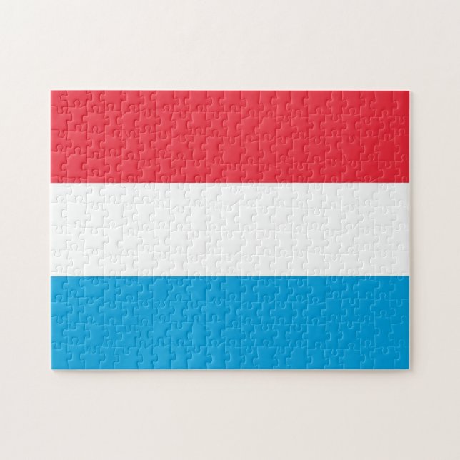 Puzzle Luxemburgo - bandera - (Horizontal)