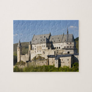 Puzzle Luxemburgo, Vianden. Castillo de Vianden (s. XV)