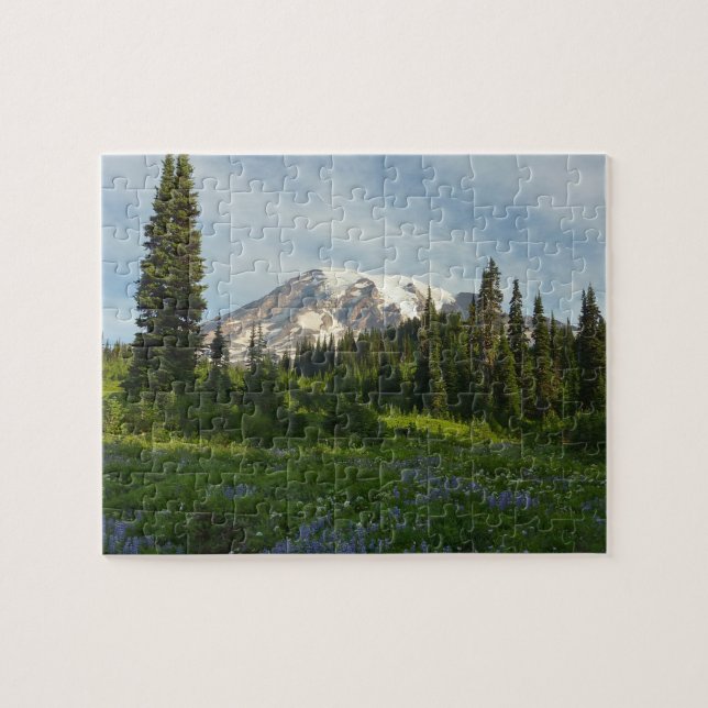 Puzzle Luz de la Mañana del Monte Rainier (Horizontal)