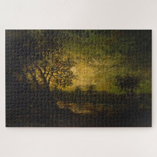 Puzzle Luz de luna (por Ralph Albert Blakelock) (Horizontal)