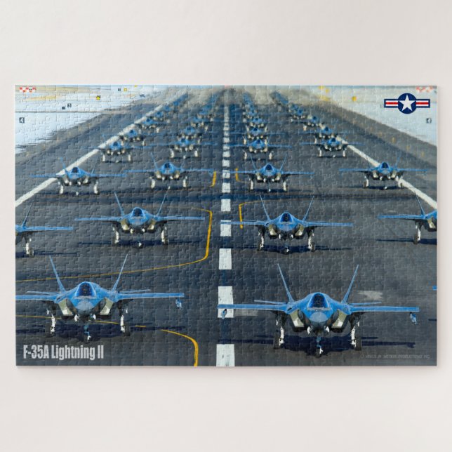 Puzzle LUZ F-35A II (20x30 PULGADAS) (Horizontal)