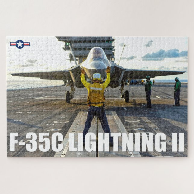 Puzzle LUZ F-35C II (20x30 PULGADAS) (Horizontal)