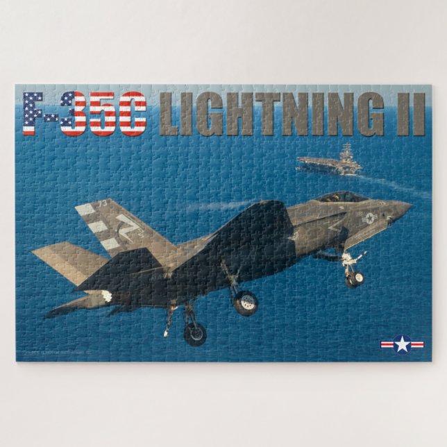 Puzzle LUZ F-35C II (20x30 PULGADAS) (Horizontal)