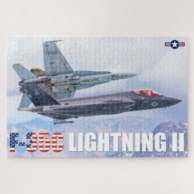 Puzzle LUZ F-35C II (20x30 PULGADAS) (Horizontal)