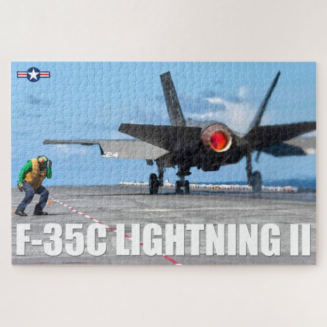 Puzzle LUZ F-35C II (20x30 PULGADAS) (Horizontal)