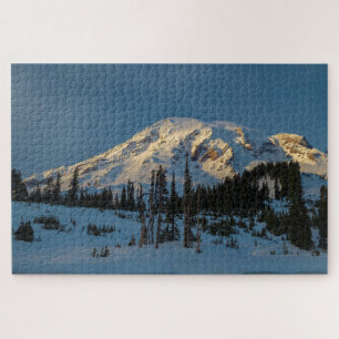 Puzzle Luz nocturna del Monte Rainer
