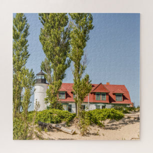 Puzzle Luz solar en el faro Point Betsie