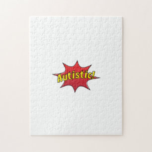 Puzzle Luz superescrita autista