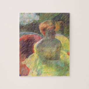 Puzzle Lydia de Cassatt se inclina en su planificador de 