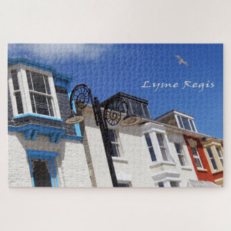 Puzzle Lyme Regis, Edificios Frente al Mar.
