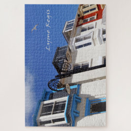Puzzle Lyme Regis, Edificios Frente al Mar. 