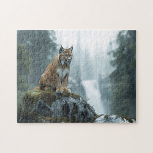 Puzzle Lynx en la escena salvaje