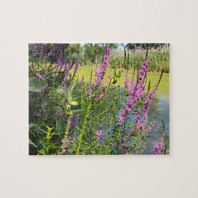 Puzzle Lysimachias rosadas (Horizontal)