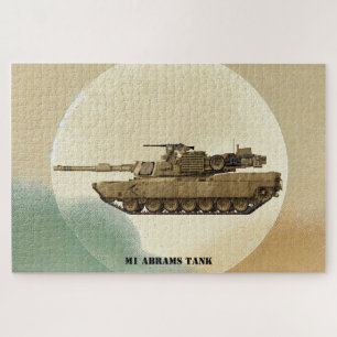 Puzzle M1 Abrams: Tanque de batalla estadounidense icónic