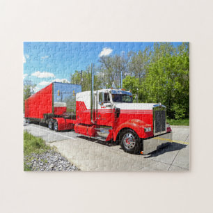 Puzzle M. Pintor W900L rojo y blanco