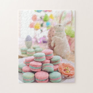 Puzzle Macarons Pastels de Pascua