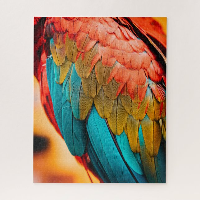 Puzzle Macaw Parrot se acerca (Vertical)