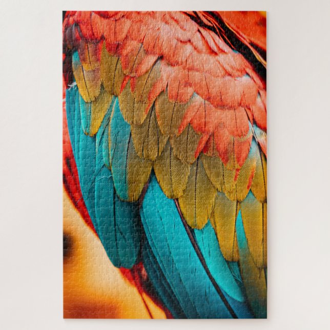 Puzzle Macaw Parrot se acerca (Vertical)
