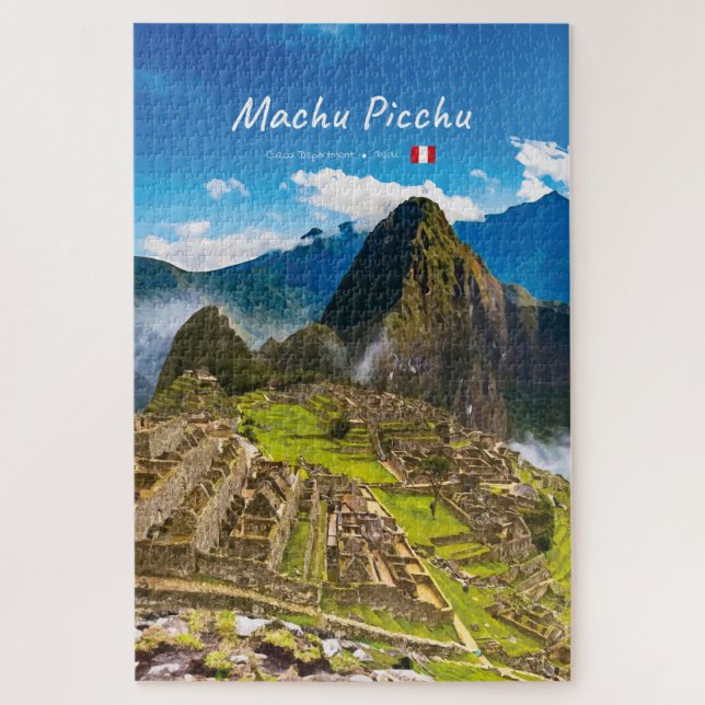 Puzzle Machu Picchu, Perú - Ruinas de la Ciudadela Inca (Vertical)