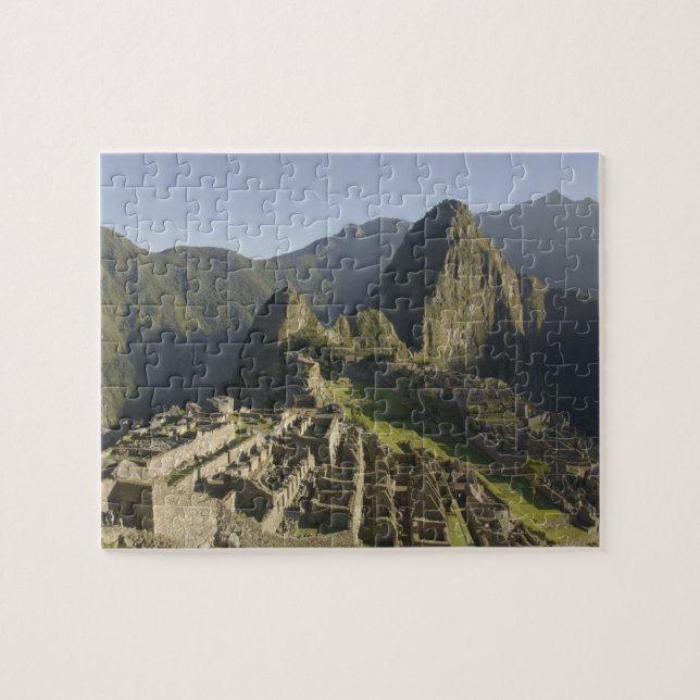 Puzzle Machu Picchu, ruinas de ciudad inca, Perú. (Horizontal)