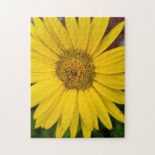 Puzzle Macro de flor amarilla (Vertical)