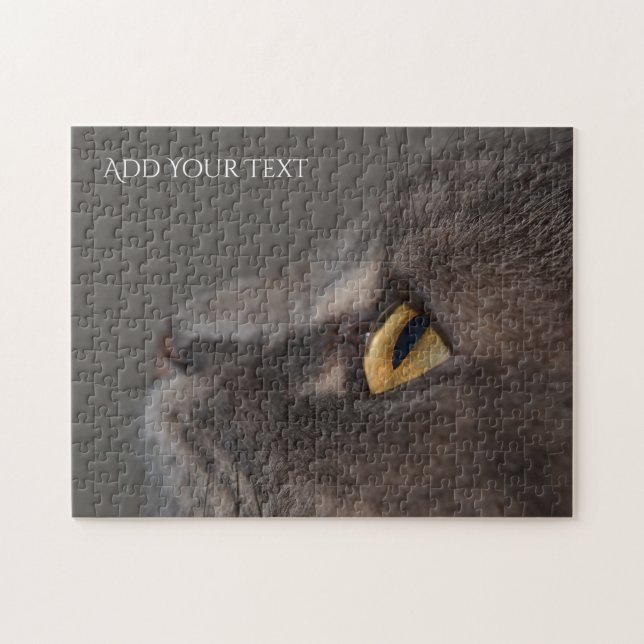 Puzzle Macro-ojo de gato por Shirley Taylor (Horizontal)