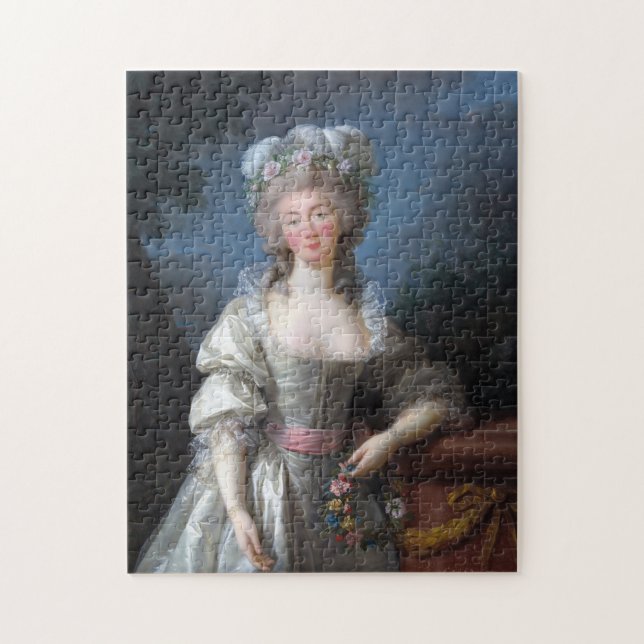 Puzzle Madame du Barry 1782 por Elisabeth Brun (Vertical)