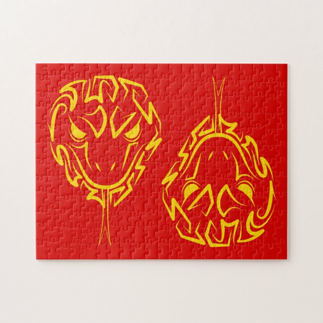 Puzzle Madera del Año Nuevo Lunar Chino de la Serpiente 2 (Horizontal)