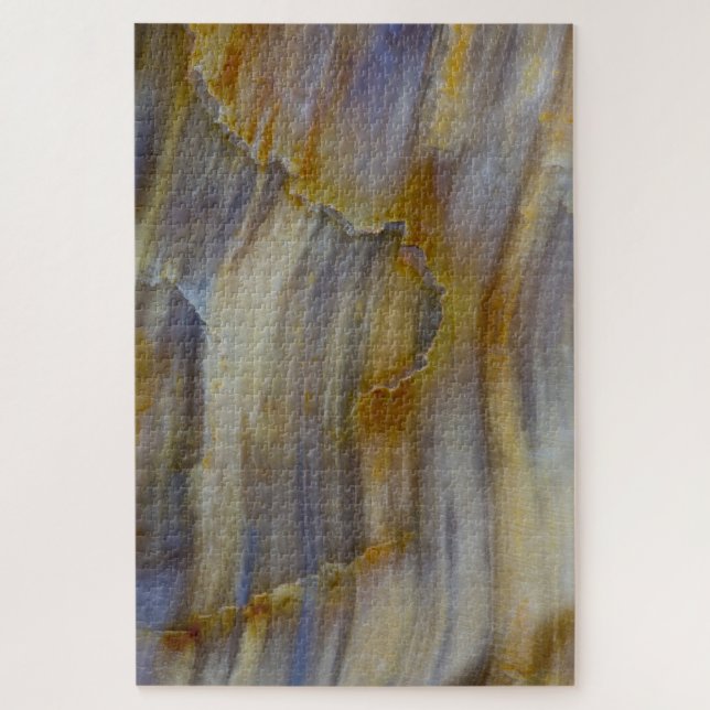 Puzzle Madera petrificada ondulada (Vertical)