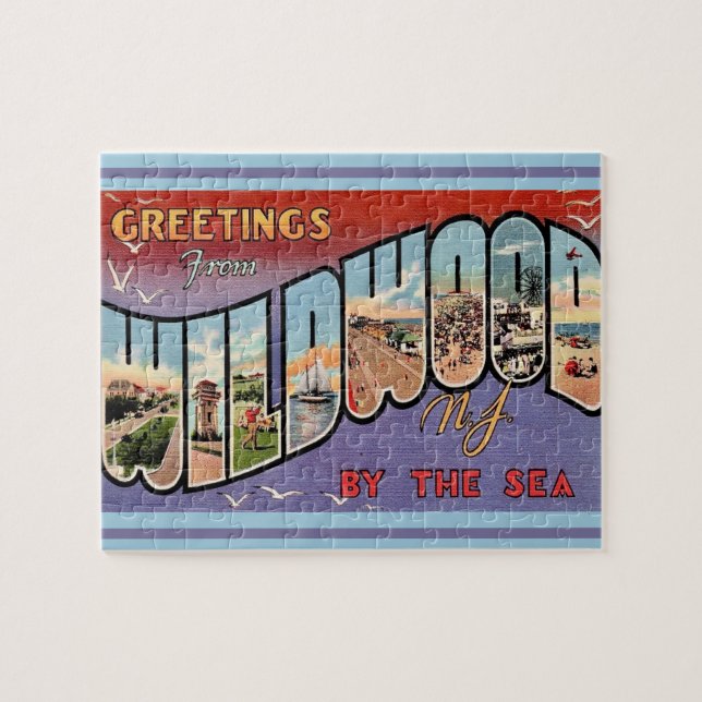 Puzzle Madera silvestre a orillas del mar 8x10 (Horizontal)