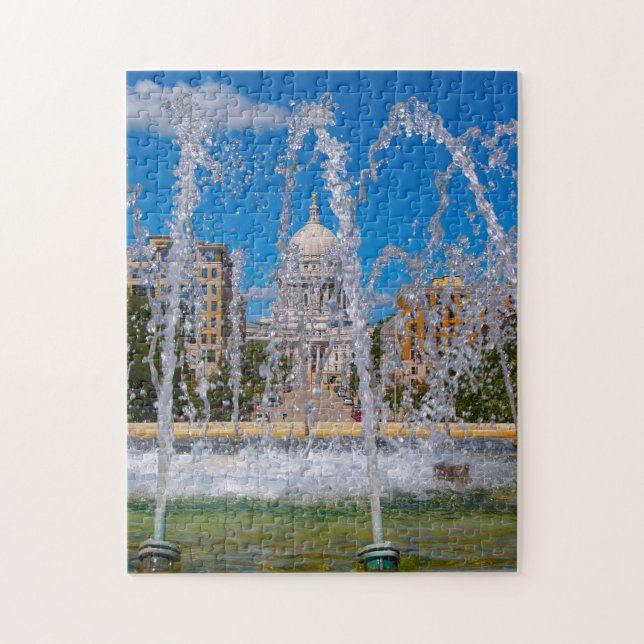 Puzzle Madison Wisconsin. (Vertical)